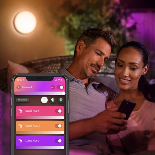 Philips Hue Outdoor Daylo Wandlamp Aluminium
