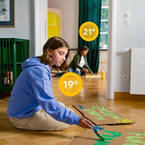 tado Starterskit Bedrade Slimme Thermostaat V3+ Wit